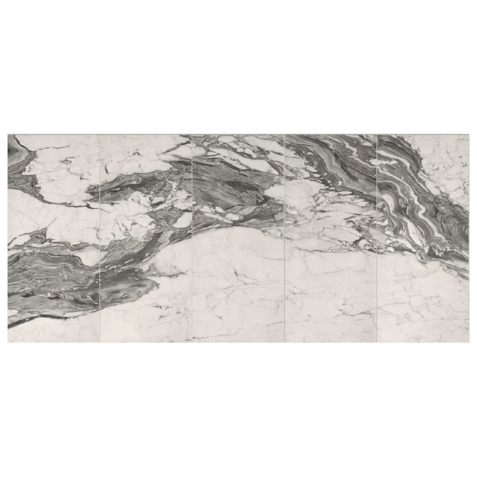 Statuario 80x180 Lux-Rett Comp 5pz. 400x180
