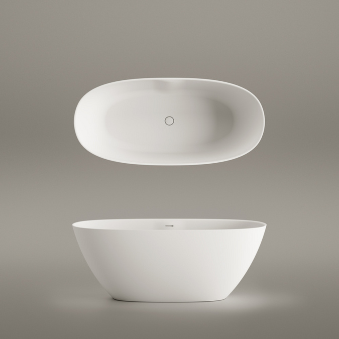 Perla ванна PAA 1600x750 мм h=600 мм Silkstone Matte White