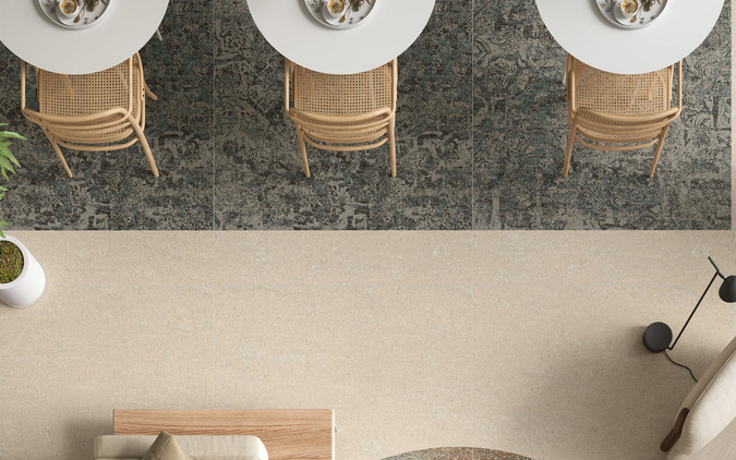 Trame Jacquard Natural Plus 120x120 cm