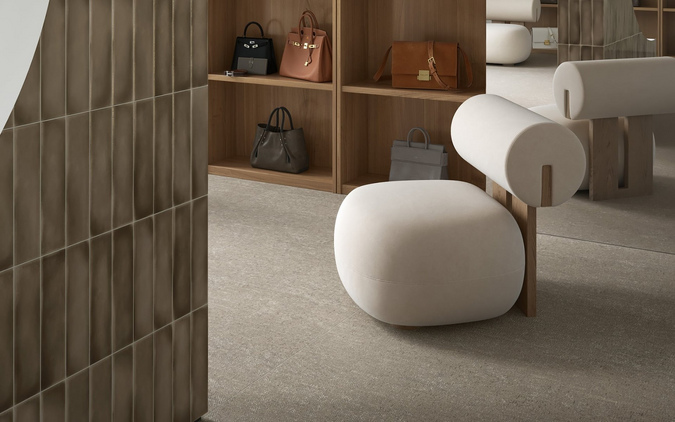 Trame Taupe Natural Plus 120x120