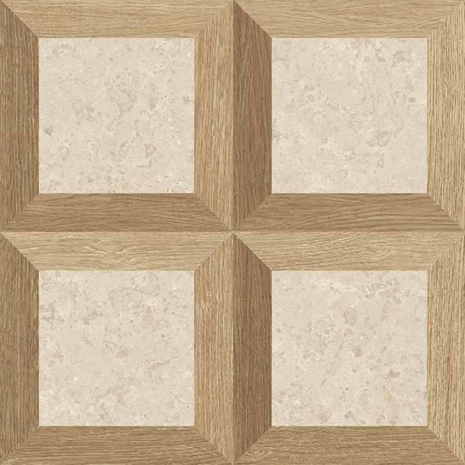 V Stone Frame 60x60 Nat