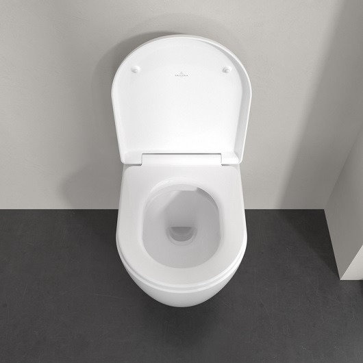 Унитаз подвесной Villeroy & Boch Skyla 5656CL01 безободковый, сиденье с микролифтом, альпийский белый