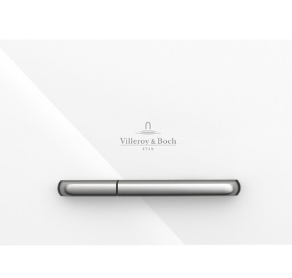 Кнопка для инсталляции Villeroy&Boch VICONNECT 922160RE белое стекло