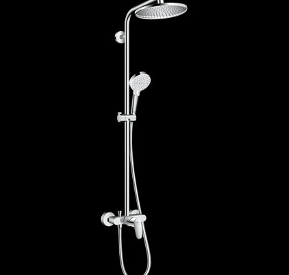 Душевая стойка Hansgrohe Crometta S 240 1jet Showerpipe EcoSmart