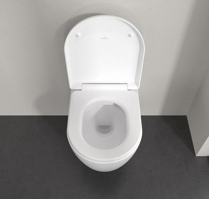 Унитаз подвесной Villeroy & Boch Skyla 5656CL01 безободковый, сиденье с микролифтом, альпийский белый