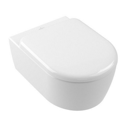 Унитаз подвесной Villeroy & Boch Skyla 5656CL01 безободковый, сиденье с микролифтом, альпийский белый